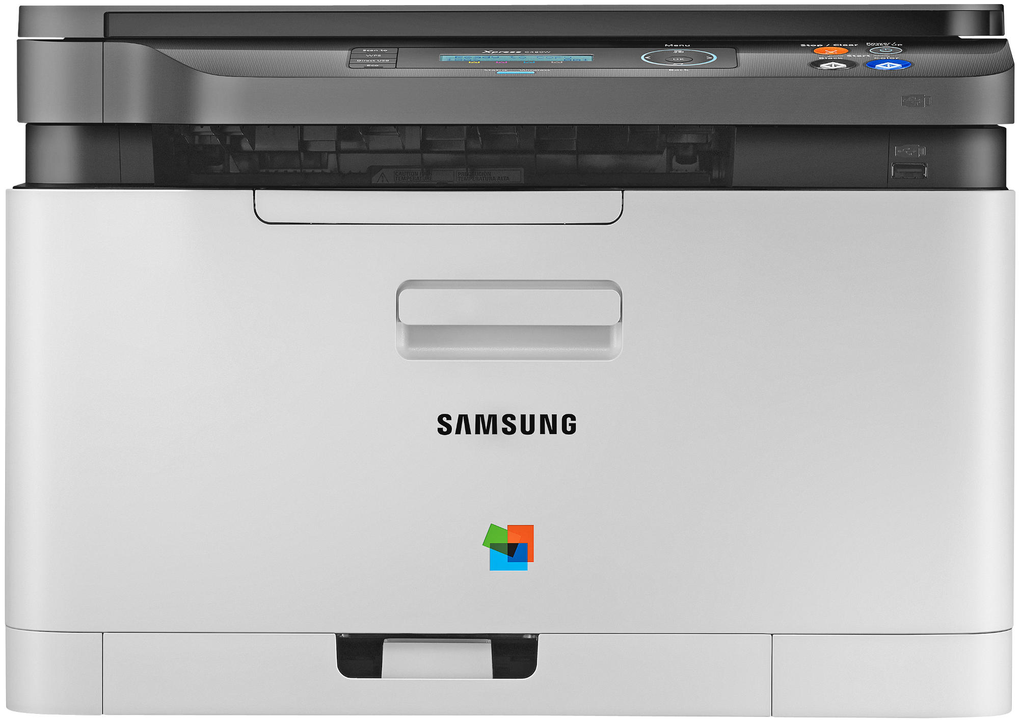 Impresora multifunción láser - Samsung Xpress SL-C480W, Color, 18 ppm, 2400x600 ppp, WiFi, NFC, USB