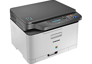 Impresora multifunción láser - Samsung Xpress SL-C480W, Color, 18 ppm, 2400x600 ppp, WiFi, NFC, USB