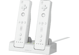 SPEEDLINK SPEEDLINK JAZZ USB - Base di ricarica - per Wii U/Wii - Bianco - stazione di ricarica (Bianco)