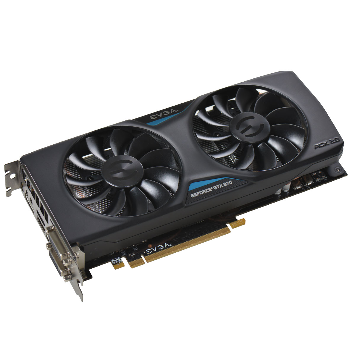 EVGA GeForce® GTX 970 SuperClocked ACX 2.0, 4GB GDDR5 (04G-P4-2974-KR)