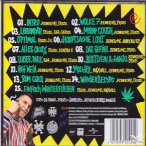 CD-Rückseite mit Titellisten und Bildern von Personen und Logos.