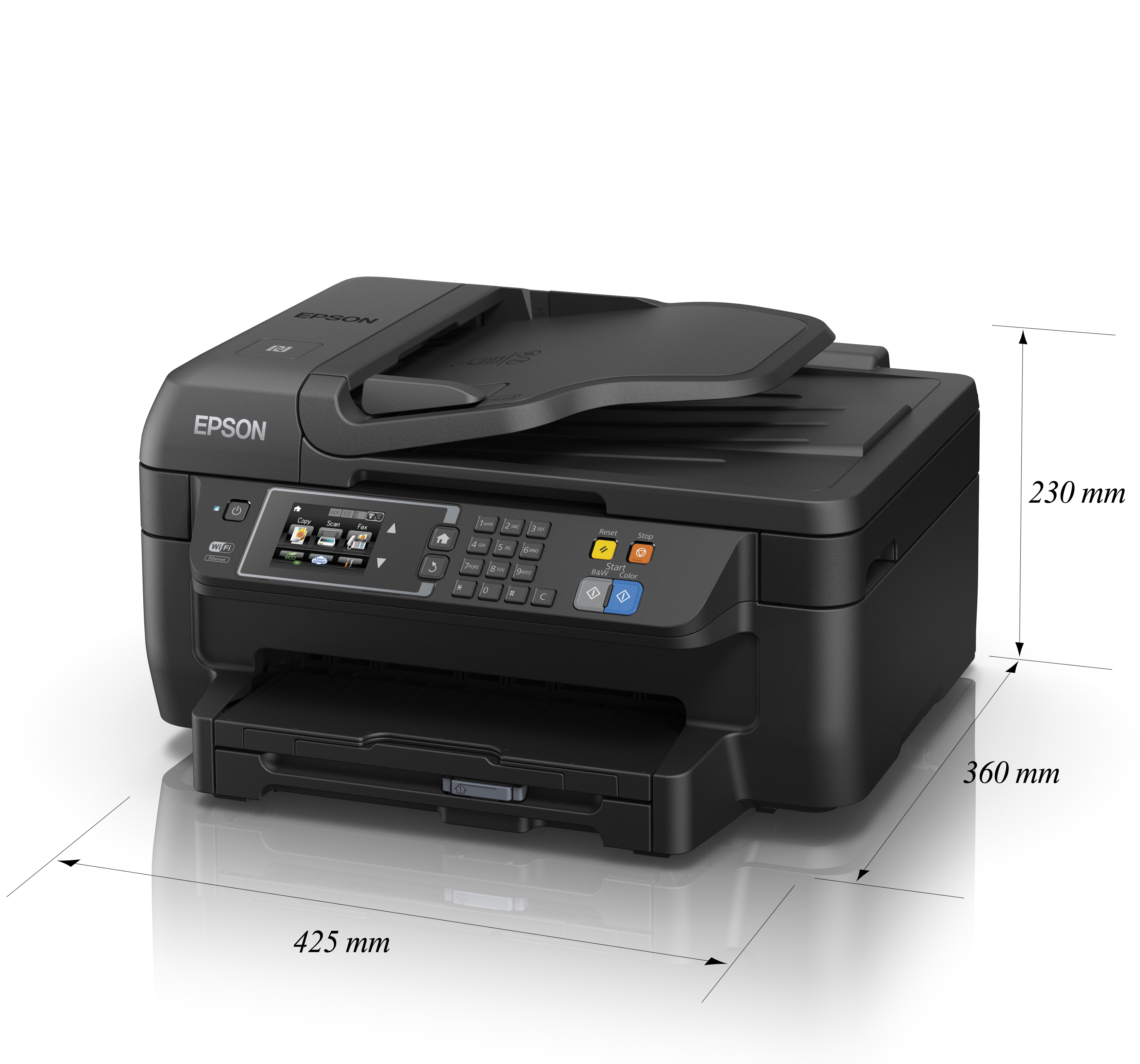 EPSON WorkForce WF-2760DWF 4-in-1 Tinten-Multifunktionsdrucker