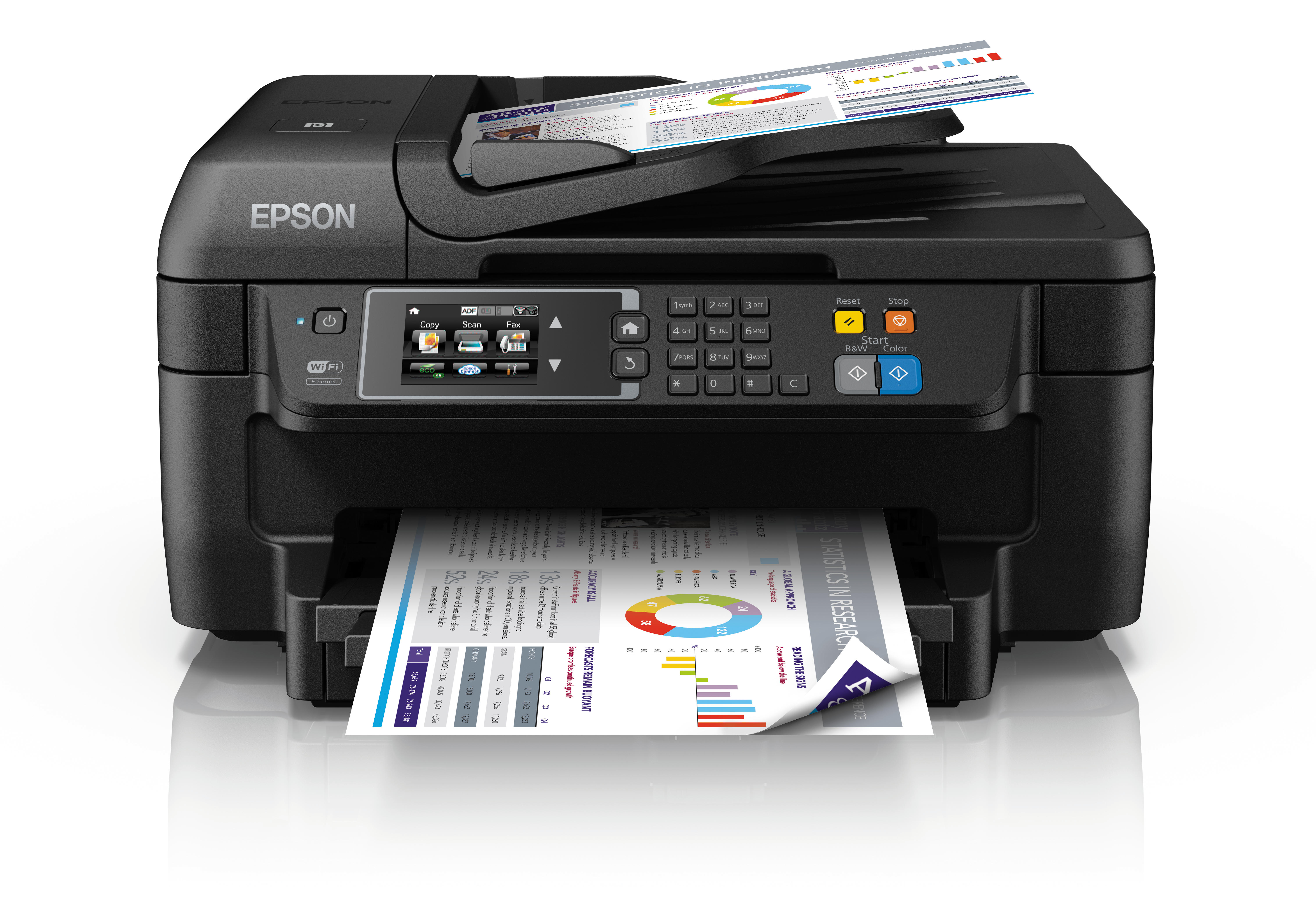 EPSON WorkForce WF-2760DWF 4-in-1 Tinten-Multifunktionsdrucker