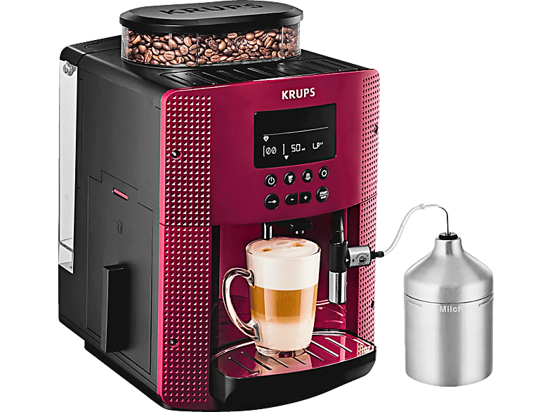 Cafetera superautomática Krups Roma EA81K870, 1450 W, 15 bar, 1.7 L + Kit  Limpieza por 249