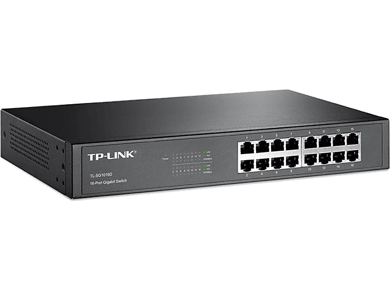 TP-LINK Tl-Sg1016D 16 Port Gigabit Masaüstü Rackmount Switch