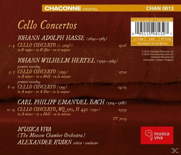Alexander Rudin, Musica Viva - Cellokonzerte  - (CD)