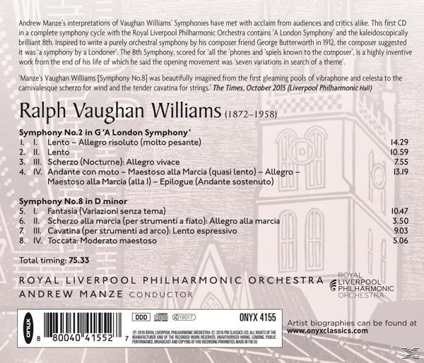 Royal Liverpool Philharmonic Orches - Sinfonien 2 & 8  - (CD)