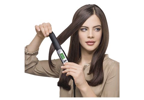ST mit 7 kaufen Satin BRAUN Hair SATURN 710 Beschichtung: Keramik Schwarz IONTEC Glätteisen, | in Glätteisen