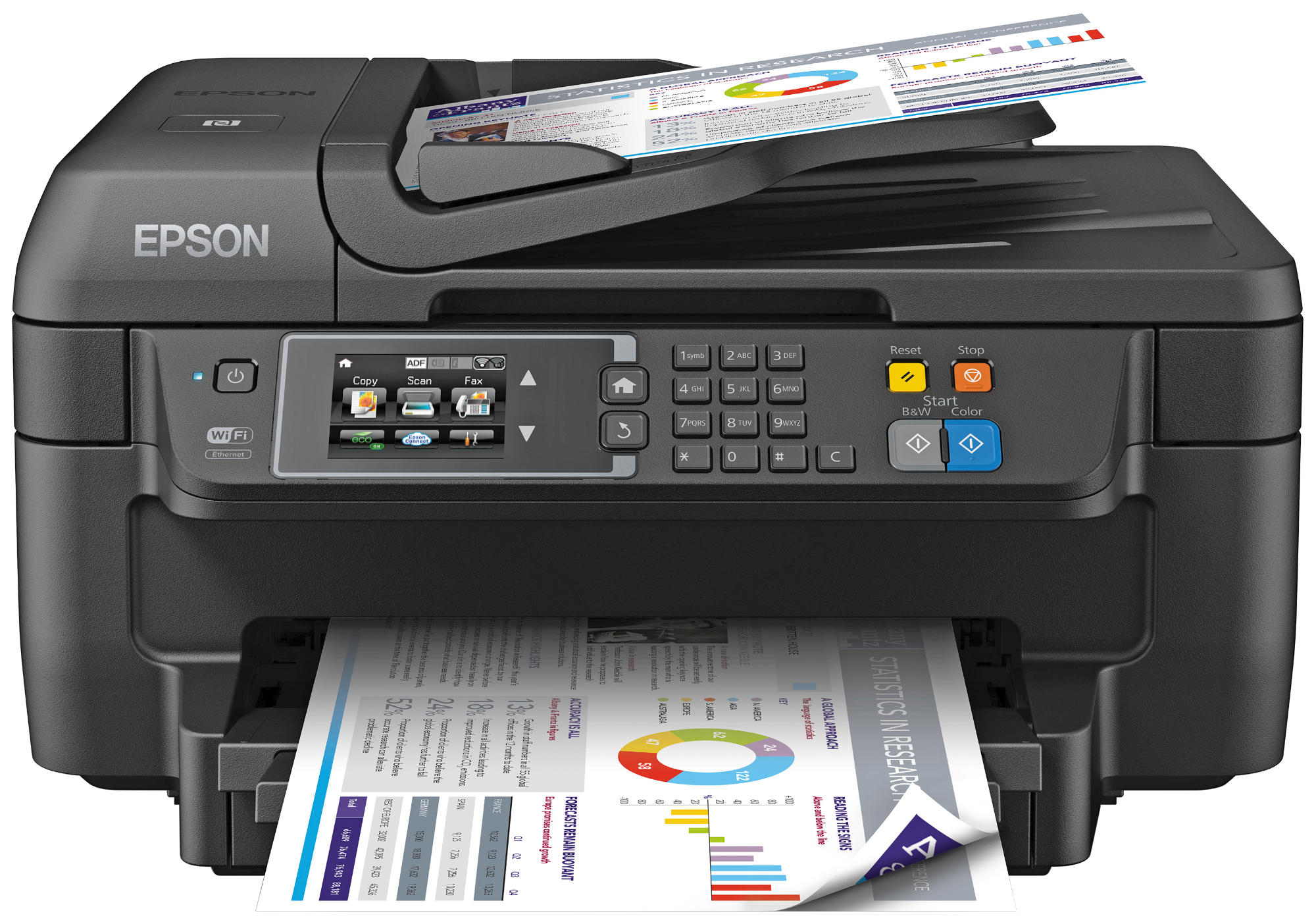EPSON WorkForce WF-2760DWF 4-in-1 Tinten-Multifunktionsdrucker