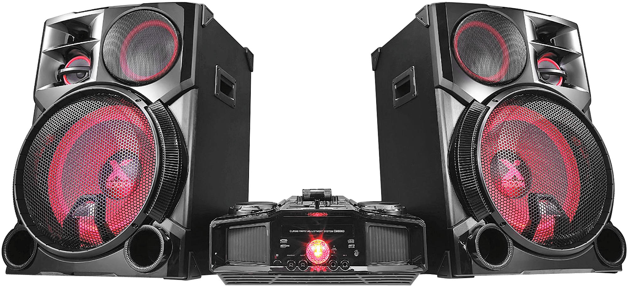 Minicadena - LG CM9960, Bluetooth, Karaoke, Luces Dance, Efectos DJ, 4800W