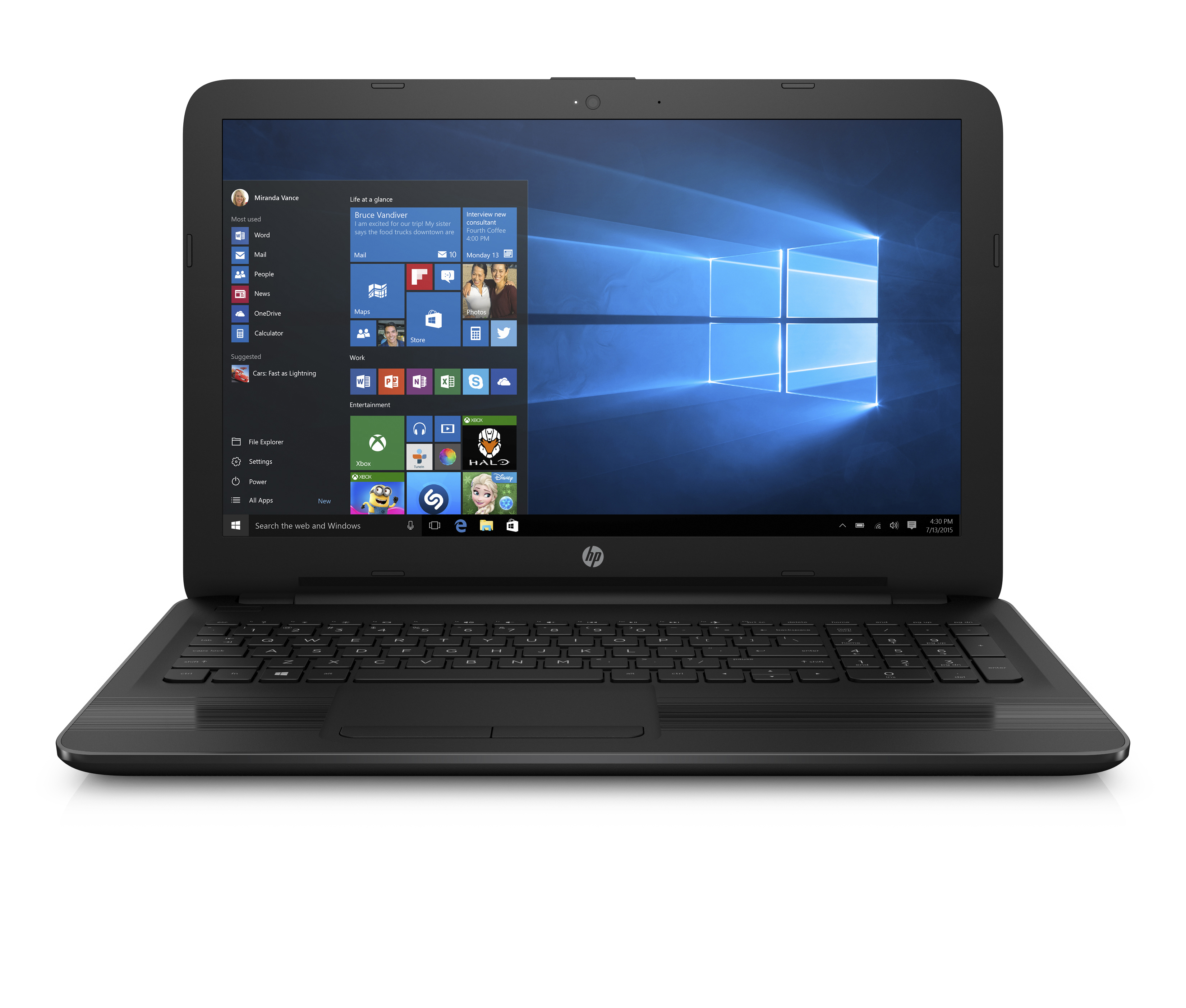 HP 15-AY132NG - 15,6 Zoll - Intel® Core™ i5 i5-7200U - 6 GB - 1 TB - Intel® HD 620 - Windows 10 Home (64 Bit)