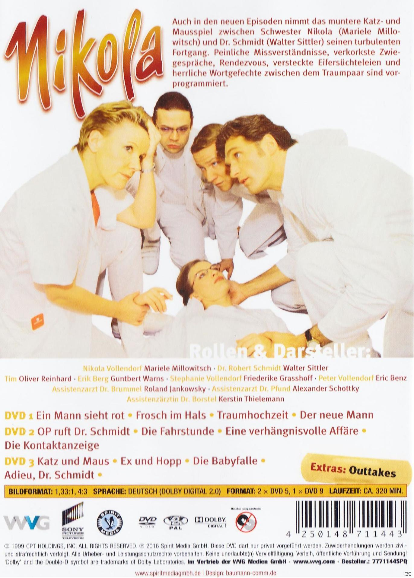 DVD-Hülle mit Titel, Schauspielern und Text auf Deutsch. Mehrere Personen sind auf dem Cover.