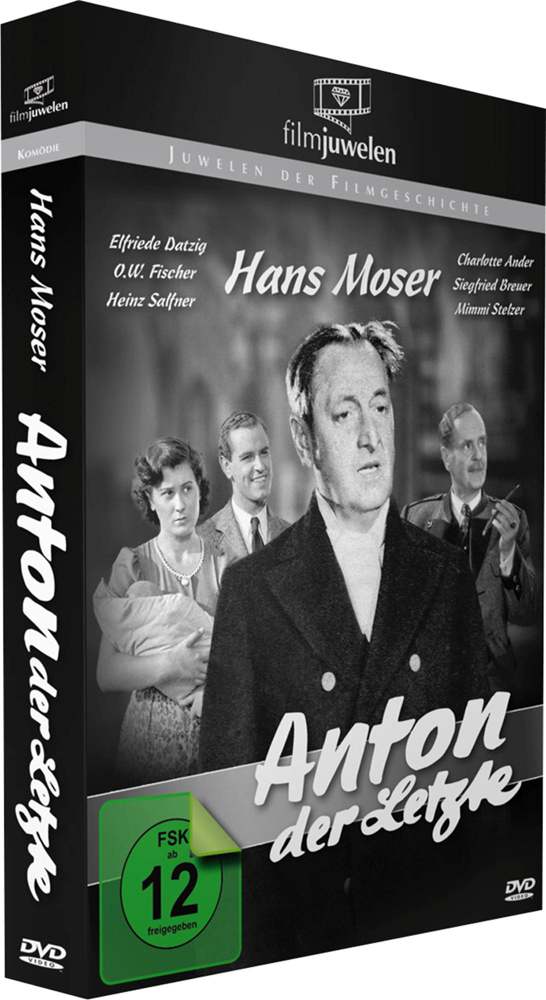 Anton der Letzte DVD-Cover. Schwarzweißfoto einer Gruppe von Menschen.