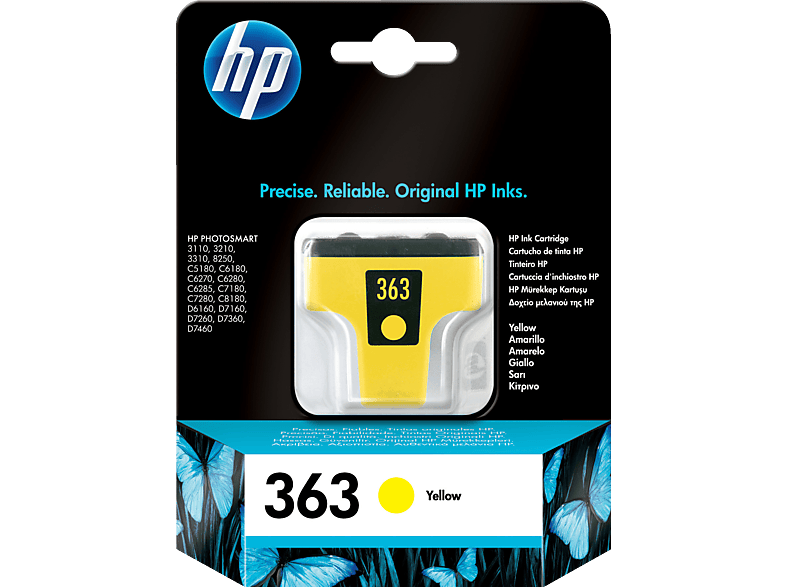 HP 363 Tintenpatrone Gelb (C8773EE)