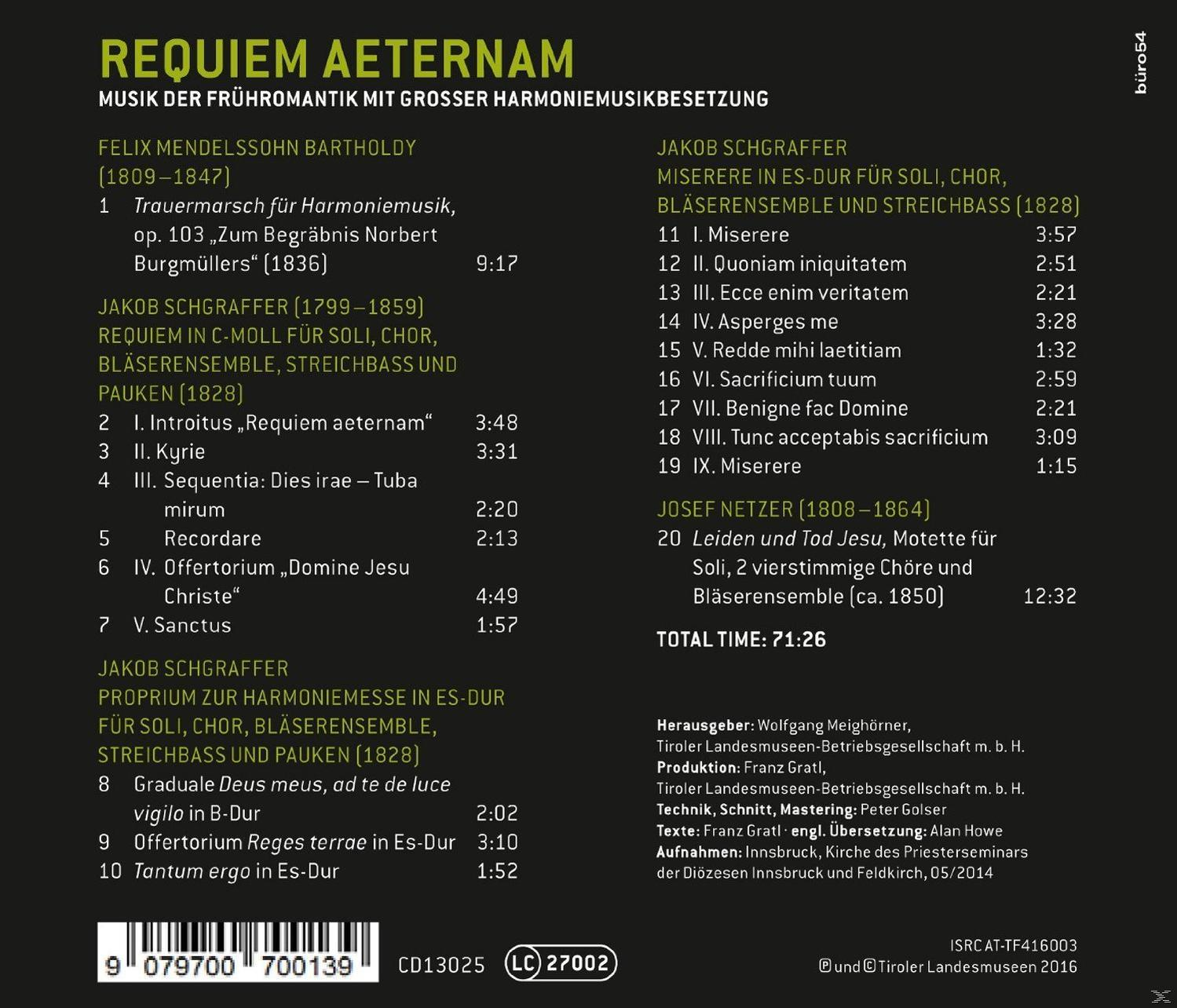 VARIOUS - Requiem Aeternam-Sakralmusik der Frühromantik  - (CD)