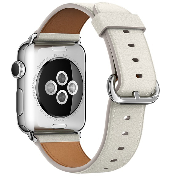 APPLE MMGT2ZM/A Classic Buckle (130-195 mm), Ersatzarmband, Weiß
