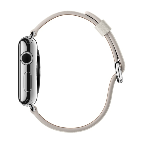APPLE MMGT2ZM/A Classic Buckle (130-195 mm), Ersatzarmband, Weiß