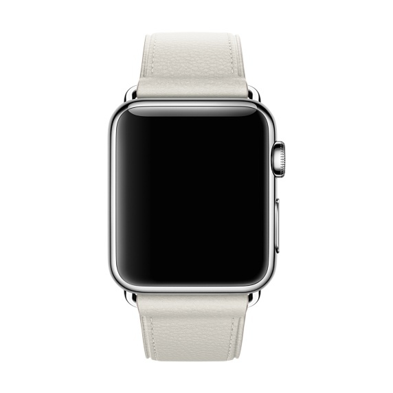 APPLE MMGT2ZM/A Classic Buckle (130-195 mm), Ersatzarmband, Weiß