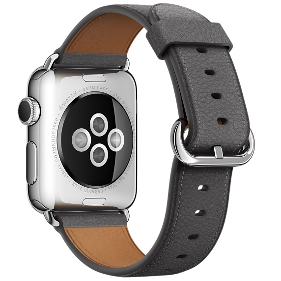 APPLE MMGW2ZM/A Classic Buckle, Ersatzarmband, Grau