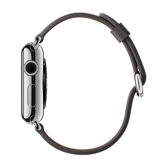 APPLE MMGW2ZM/A Classic Buckle, Ersatzarmband, Grau