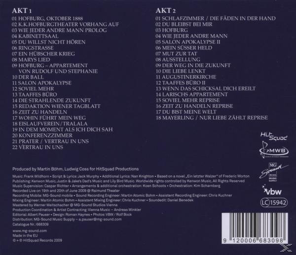 Original Cast Wien - Rudolf Affaire Mayerling-Das Musical  - (CD)