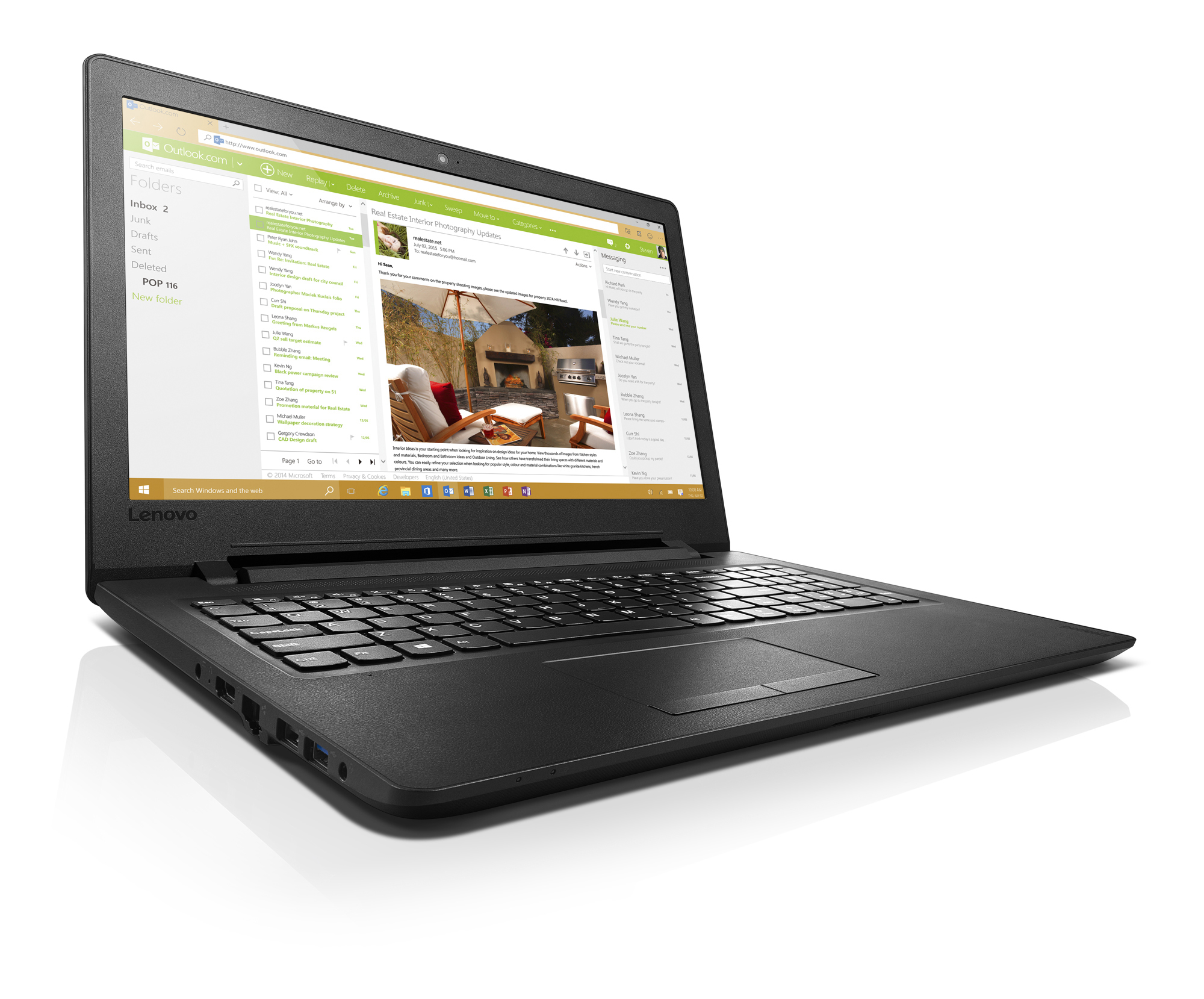 LENOVO IDEAPAD 110 - 15,6 Zoll - Intel® 3060 - 4 GB - 1 TB - Intel® HD 400 - Windows 10