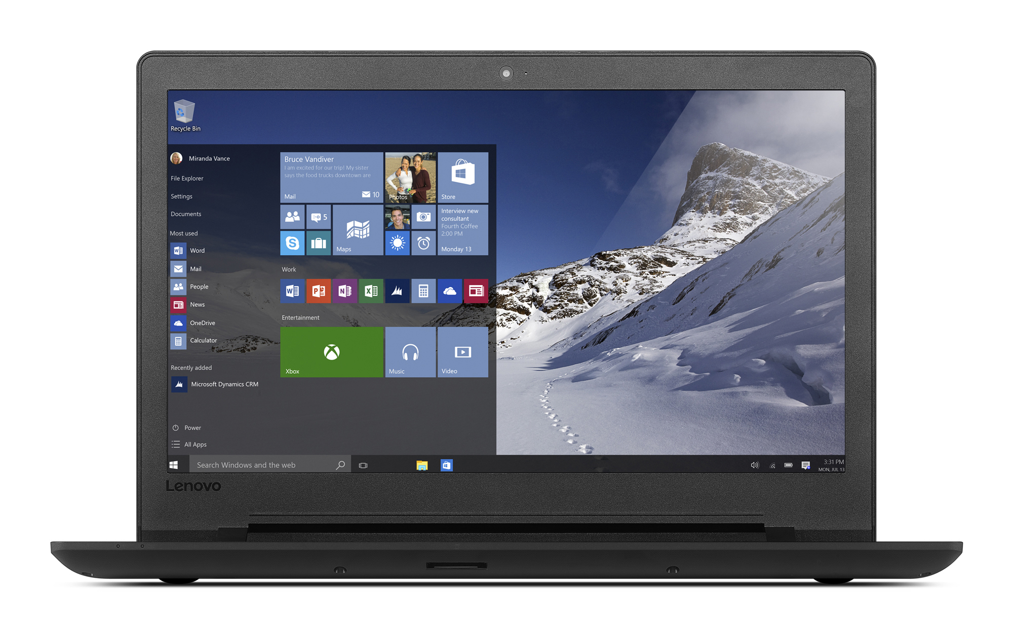 LENOVO IdeaPad 110 - 15,6 Zoll - Intel® Core™ i5 i5-6200U - 8 GB - 256 GB - Windows 10