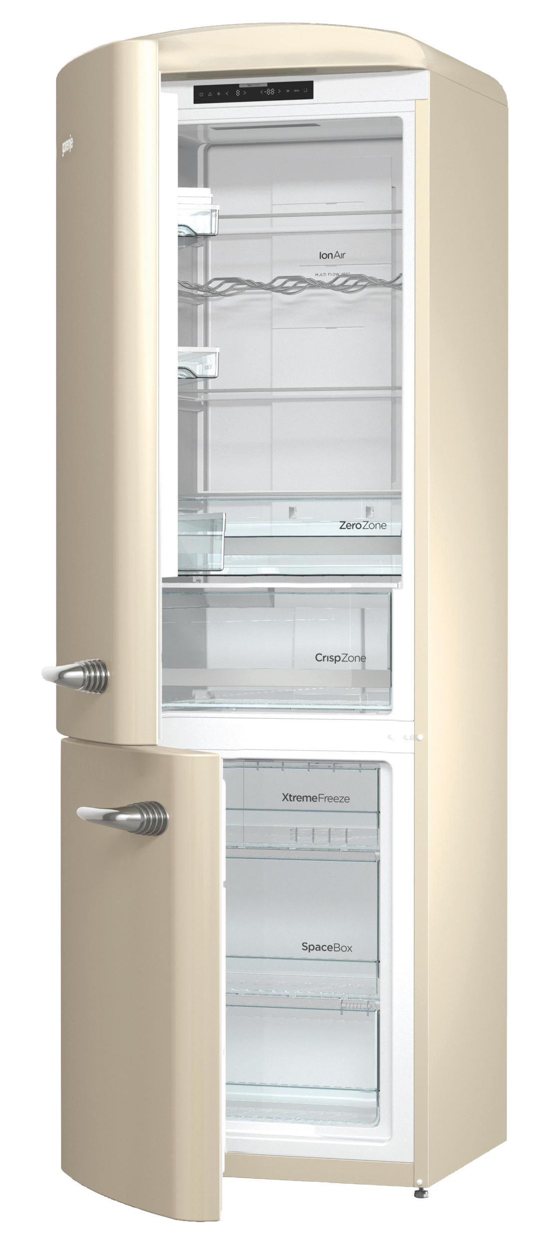 GORENJE ONRK193C-L Retro Collection Kühlgefrierkombination (D, 313 l, 1940 mm hoch, Beige)