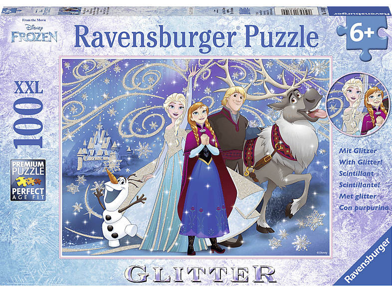 RAVENSBURGER Frozen - Glitzernder Schnee Puzzle Mehrfarbig