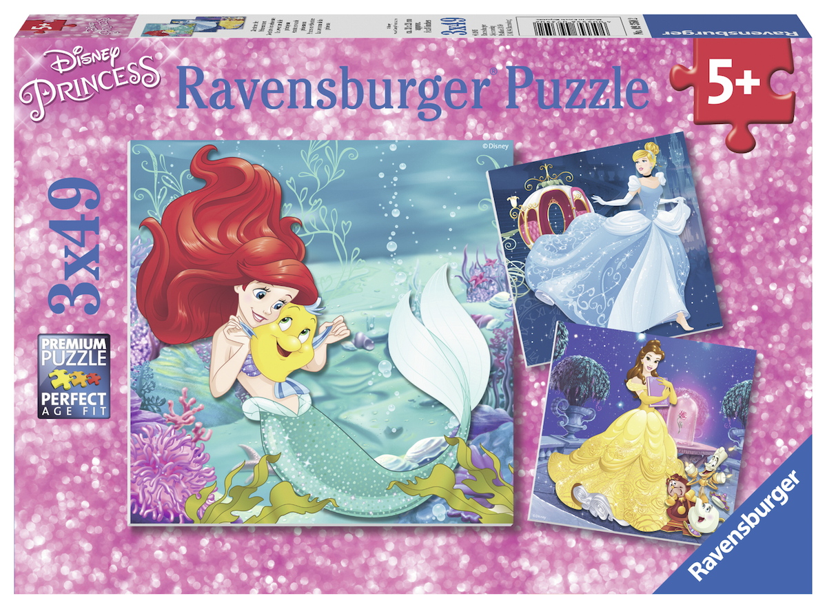 Puzzle RAVENSBURGER Mehrfarbig Prinzessinnen der Abenteuer