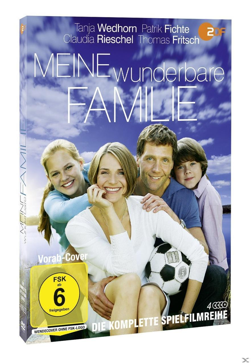 DVD-Cover mit Familie, deutschem Text und Bewertung. Eine vierköpfige Familie sitzt zusammen.
