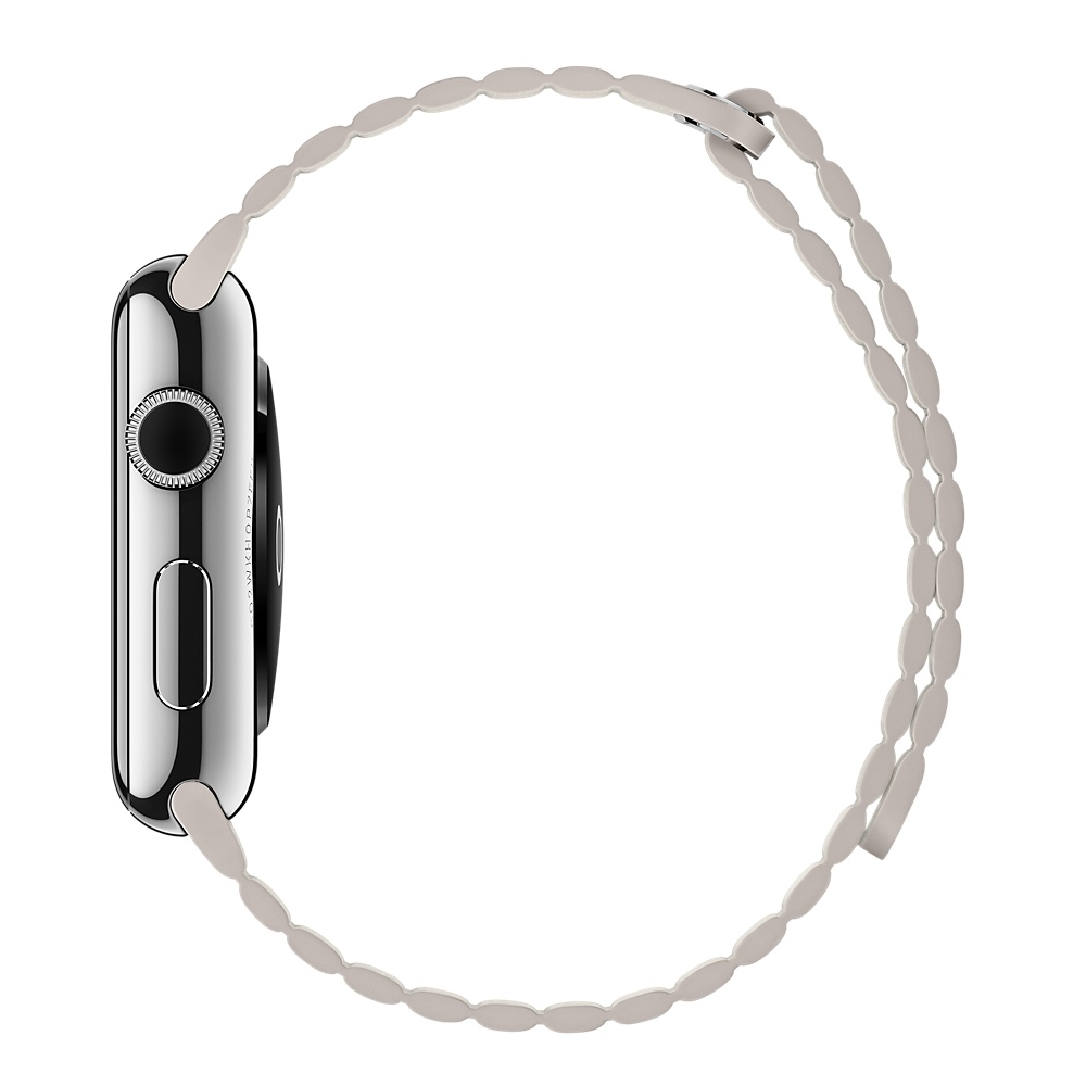 APPLE MMAX2ZM/A Large, Ersatzarmband, Weiß