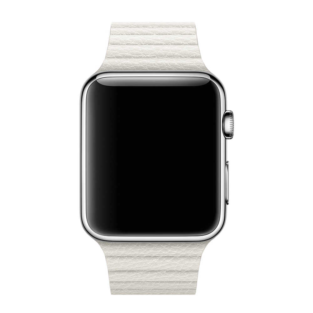 APPLE MMAX2ZM/A Large, Ersatzarmband, Weiß