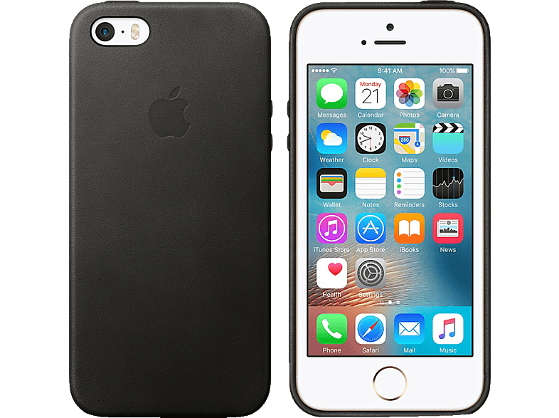 APPLE MMHH2ZM/A, Backcover, Apple, iPhone 5, iPhone 5S, iPhone SE (2016), Schwarz