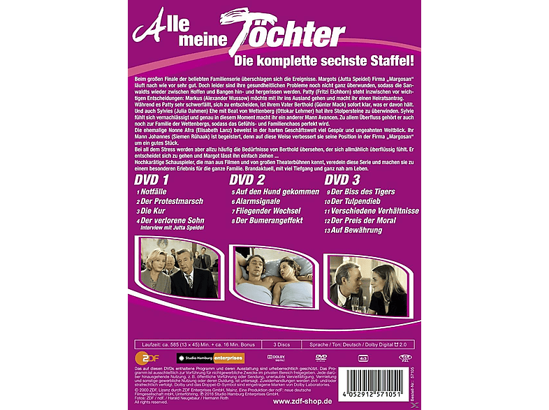 Thumbnail - Alle meine Töchter - Staffel 6 DVD