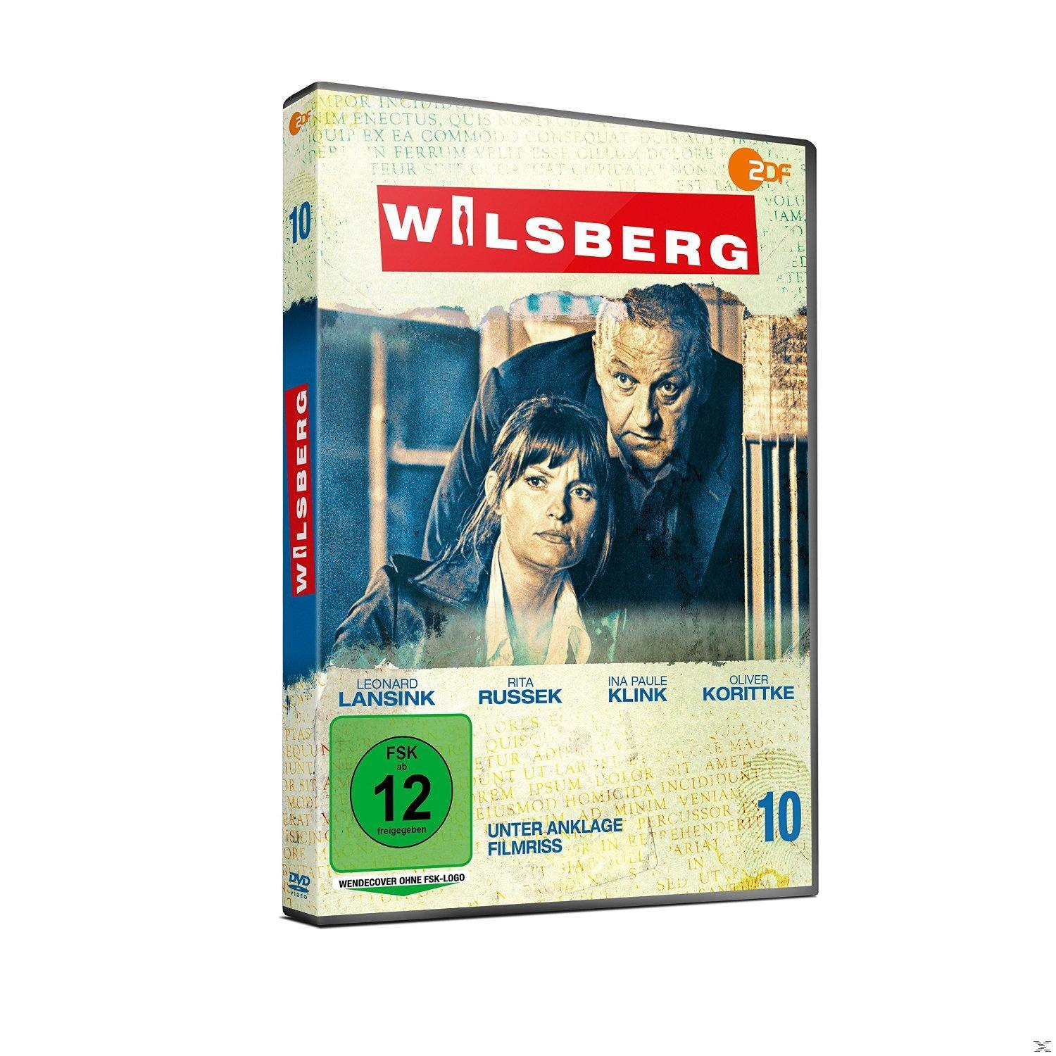 DVD-Cover des Films "Wilsberg" mit zwei Personen im Vordergrund. Text und Logo sind ebenfalls sichtbar.