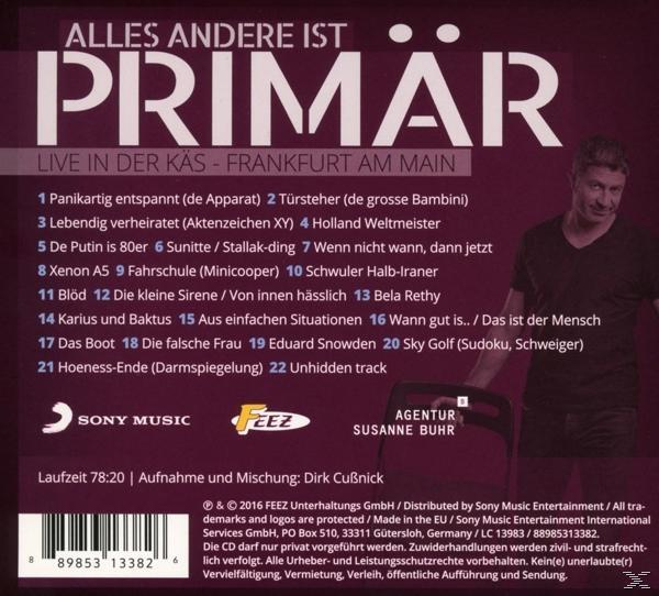 CD-Hülle mit Titellisten und Künstlerfoto.