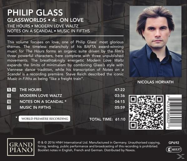 Nicolas Horvath - Glassworlds: Klavierwerke Vol.4  - (CD)