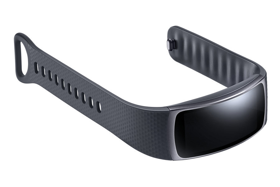 SAMSUNG Gear fit 2 Smartwatch Kunststoff, L, Dark Grey