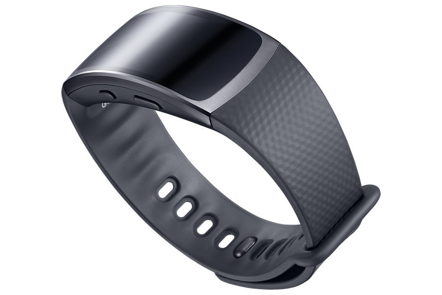 SAMSUNG Gear fit 2 Smartwatch Kunststoff, L, Dark Grey