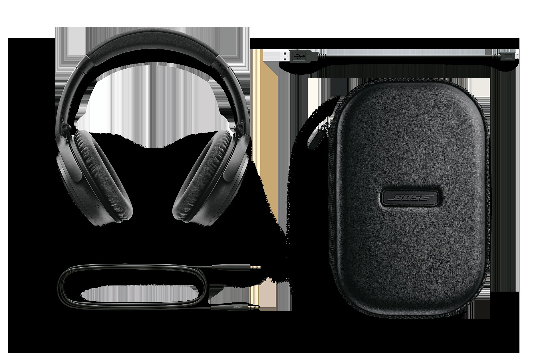 BOSE QuietComfort 35, Over-ear Kopfhörer Bluetooth Schwarz