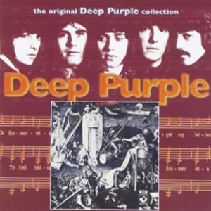 A Deep Purple album borítója. A zenekar tagjait és egy bordó színű illusztrációt ábrázol.