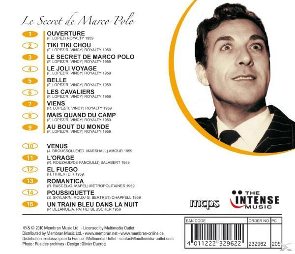 Luis Mariano - Operette: de - Secret Marco Le (CD) Polo