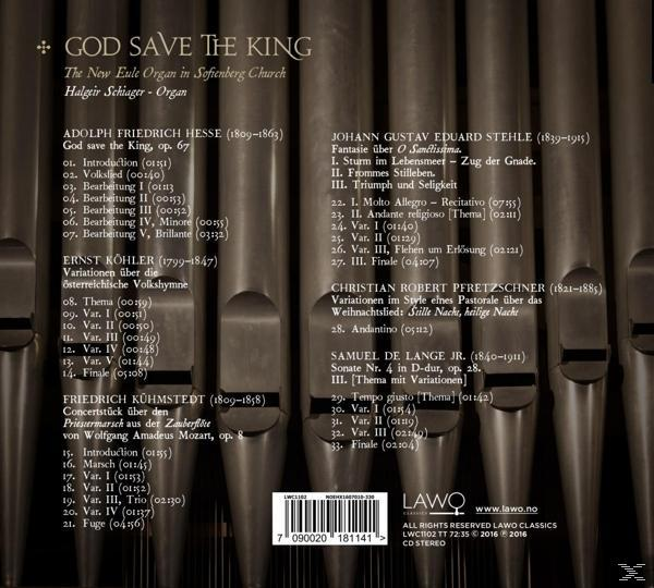 Halgeir Schiager - God Save The King  - (CD)