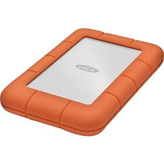 LACIE Rugged Mini - Disque dur externe (HDD, 4 TB, Orange)