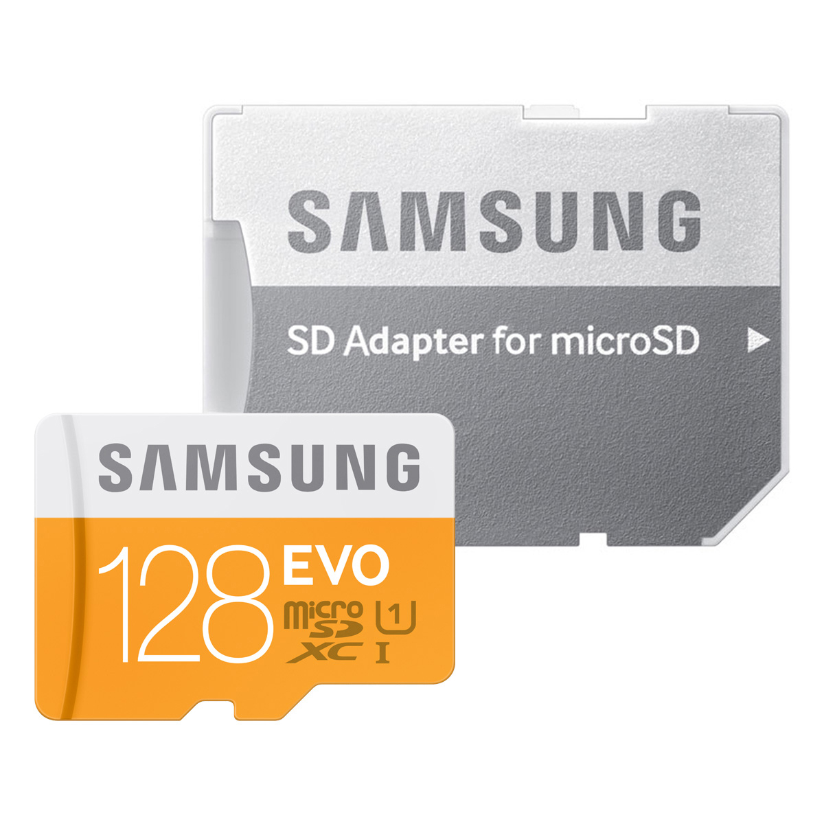 SAMSUNG EVO, Micro-SDXC Speicherkarte, 128 GB, 48 Mbit/s