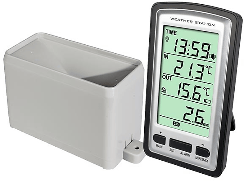 Alecto Weerstation Met Draadloze Regenmeter (ws-1200)