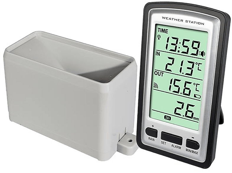 Alecto WS-1200 Weerstation met Draadloze Regenmeter