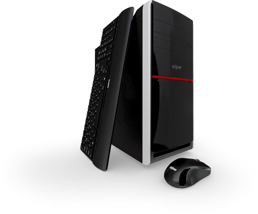 EXPER Action DEX760 Intel Core i7-6700 8GB 1TB Radeon HD 8350 2GB W10 ...