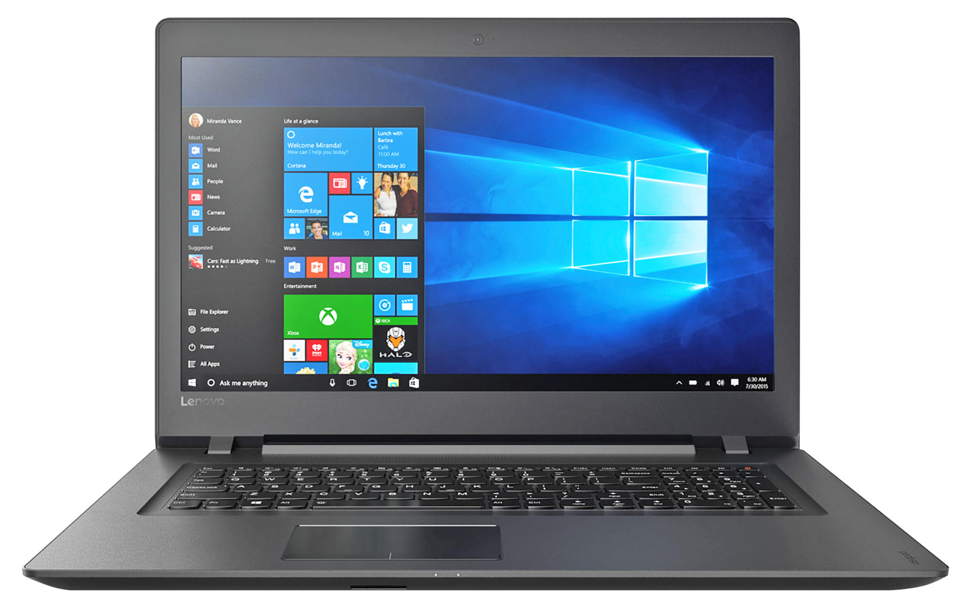 LENOVO IDEAPAD 110 - 15,6 Zoll - Intel® 3060 - 4 GB - 1 TB - Intel® HD 400 - Windows 10